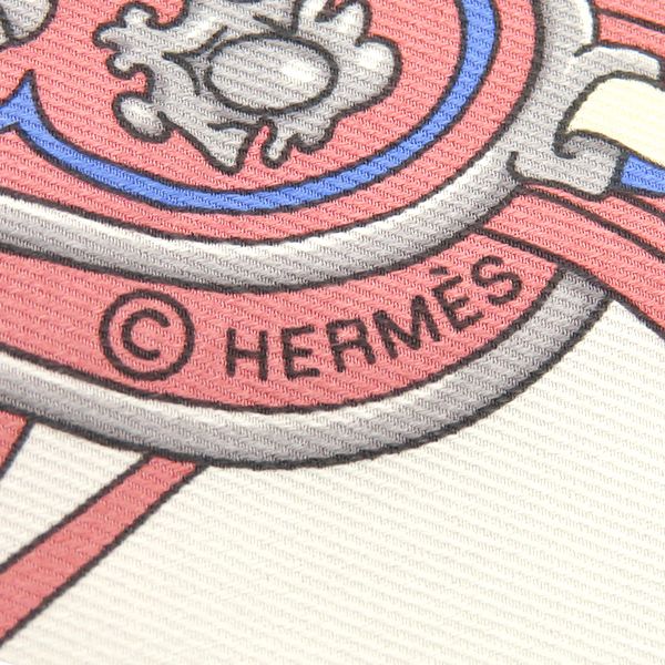 Hermes Scarf Carre 70 Silk Violin Gray Perlee Yellow — view 4