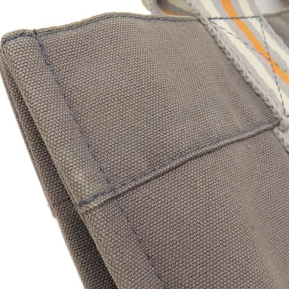 Hermes Tote Fourre Tout PM Canvas Gray Orange White Silver Ginza Limited — view 7