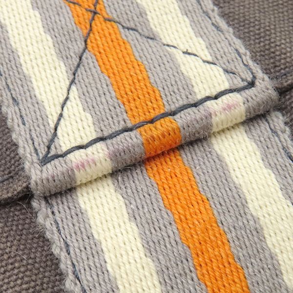 Hermes Tote Fourre Tout PM Canvas Gray Orange White Silver Ginza Limited — view 6
