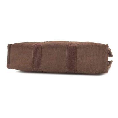Hermes Tote Her Line MM Canvas Brown Silver — view 3