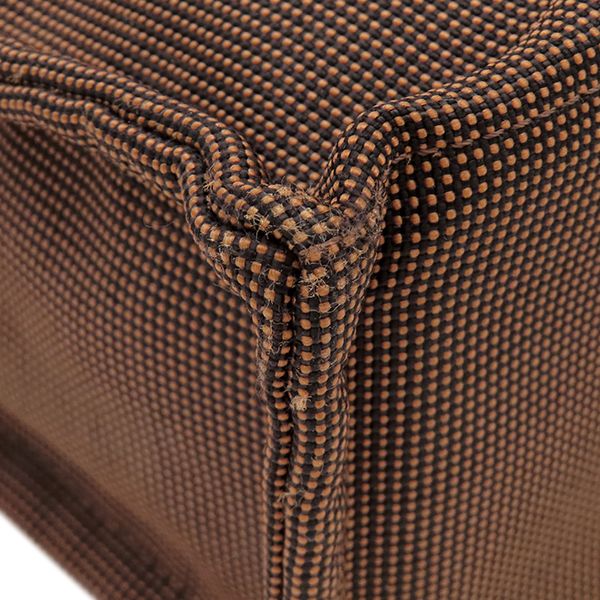 Hermes Tote Her Line MM Canvas Brown Silver — view 4