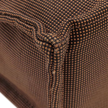 Hermes Tote Her Line MM Canvas Brown Silver — view 4