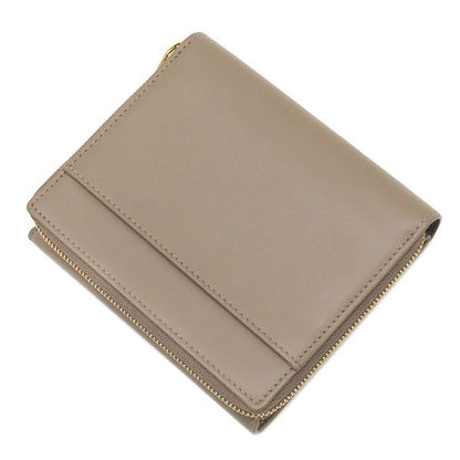 Balenciaga Trifold Wallet Envelope Compact Leather Brown Gold Coin Purse — view 2