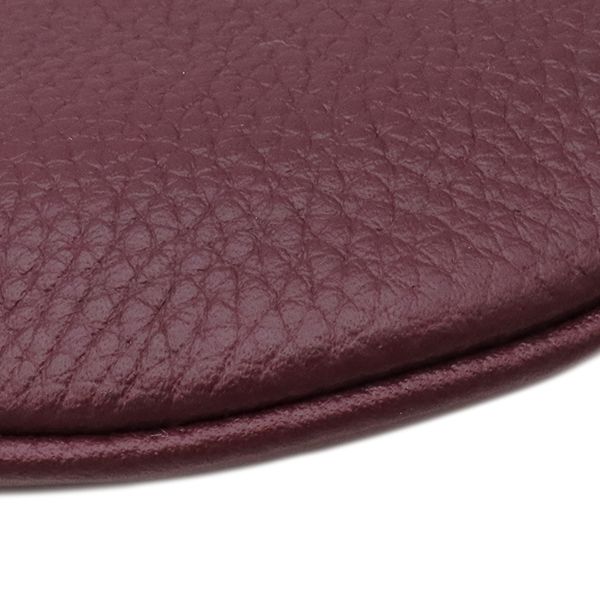 Gucci Shoulder Bag Logo Micro Leather Bordeaux Silver Red Green Web — view 4