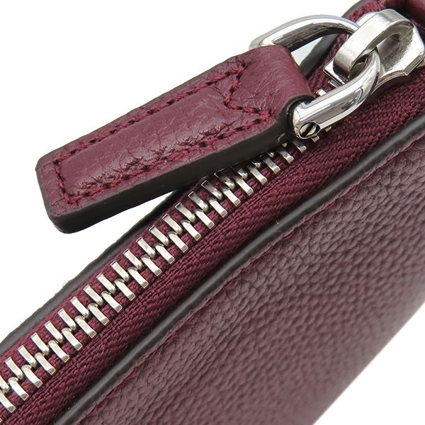 Gucci Shoulder Bag Logo Micro Leather Bordeaux Silver Red Green Web — view 5
