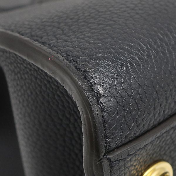 Louis Vuitton 2-Way Bag City Steamer MM Leather Noir Gold Black Handbag — view 4