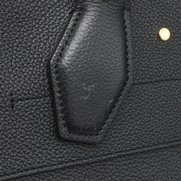 Louis Vuitton 2-Way Bag City Steamer MM Leather Noir Gold Black Handbag — view 8