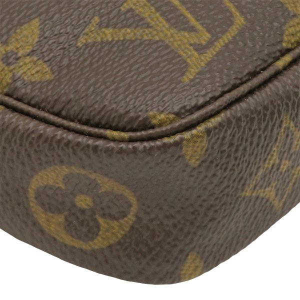 Louis Vuitton Pouch Pochette Accessoires Monogram Canvas Gold Vintage Handbag — view 4