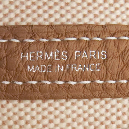 Hermes Handbag Neo Garden 23 Toile H Negonda Ecru Gold Silver Party-g — view 6