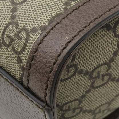 Gucci 2-Way Ophidia GG Small Tote Supreme Canvas Leather Beige Ebony Gold — view 4