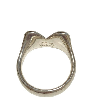Tiffany & Co Elsa Peretti Butterfly Motif Ring 925 Sterling Silver — view 4