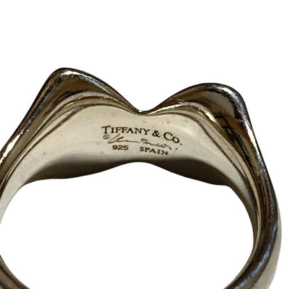 Tiffany & Co Elsa Peretti Butterfly Motif Ring 925 Sterling Silver — view 5