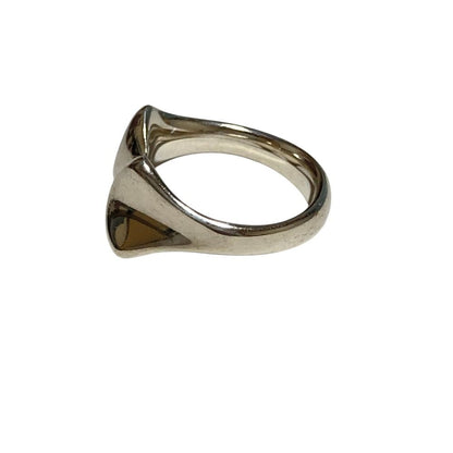 Tiffany & Co Elsa Peretti Butterfly Motif Ring 925 Sterling Silver — view 2