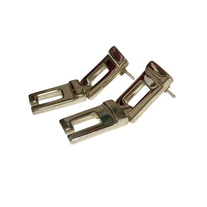 Gucci G Logo Stud Earrings 925 Sterling Silver — view 2