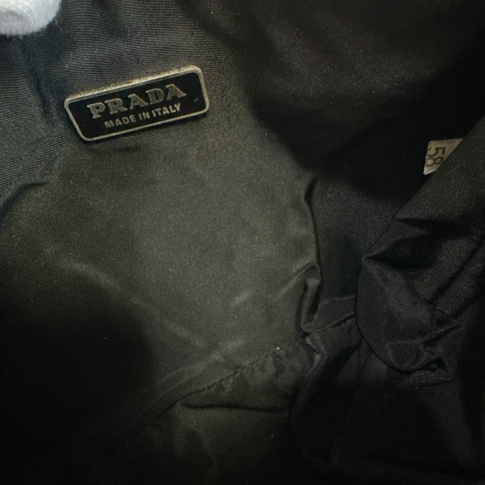 Prada Nylon Handbag Black — view 7