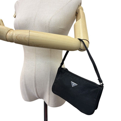 Prada Nylon Handbag Black — view 8
