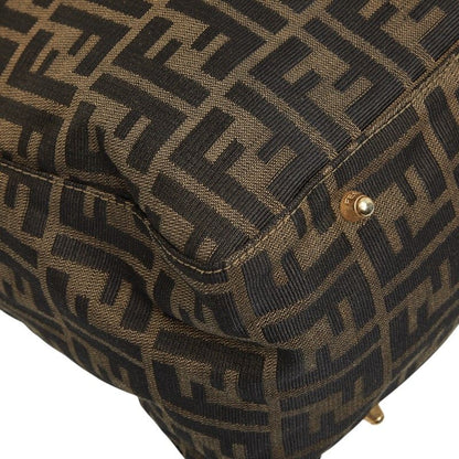 Fendi Zucca Tote Brown Canvas Leather — view 5
