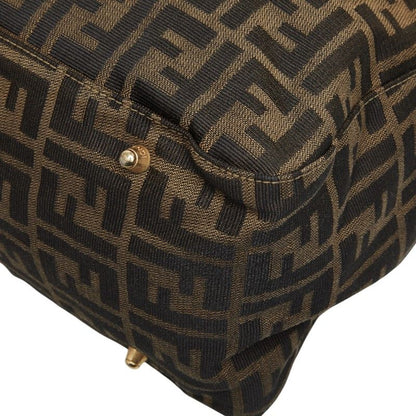 Fendi Zucca Tote Brown Canvas Leather — view 6