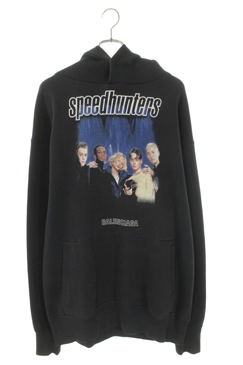 Balenciaga Speedhunters Print Oversize Hoodie XS