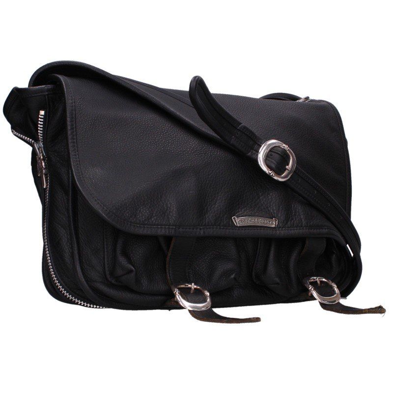 Chrome Hearts Shoulder Bag Large Gunslinger Strap Leather