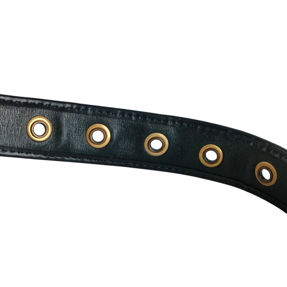 Dior Vintage Trotter Belt 70 Navy — view 6