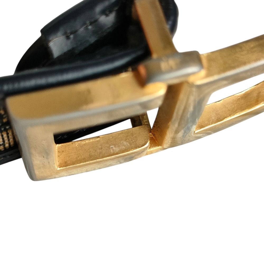 Dior Vintage Trotter Belt 70 Navy — view 8