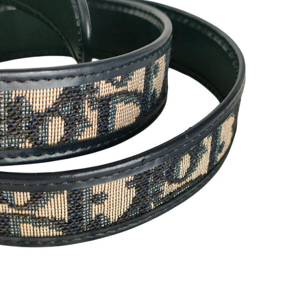 Dior Vintage Trotter Belt 70 Navy — view 5