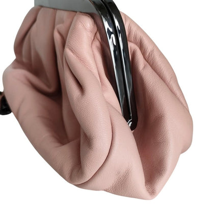 Max Mara Weekend Pasticcino Kiss Lock Chain Shoulder Pouch Pink — view 3