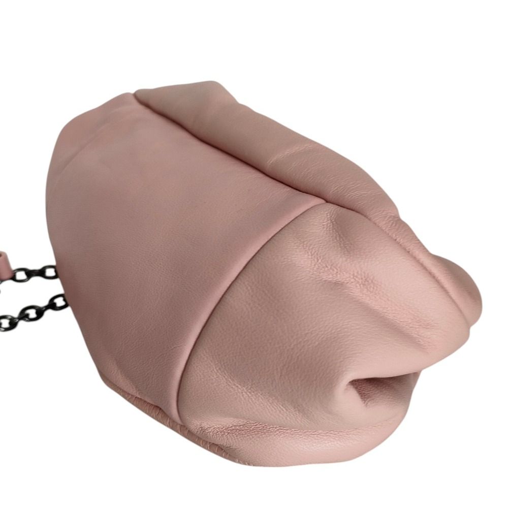 Max Mara Weekend Pasticcino Kiss Lock Chain Shoulder Pouch Pink — view 6