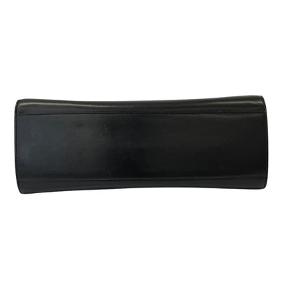 Celine Bit Leather Handbag Black Gold Colored — view 5