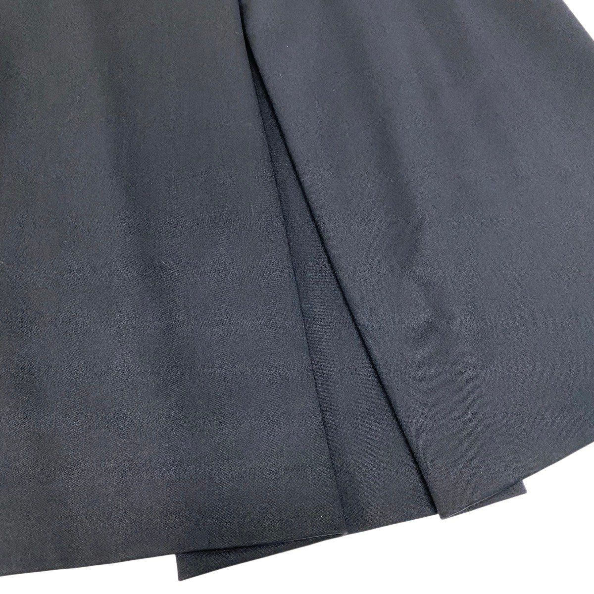Gucci Studded Leather Belt Knee Length Skirt Stretch Black — view 6