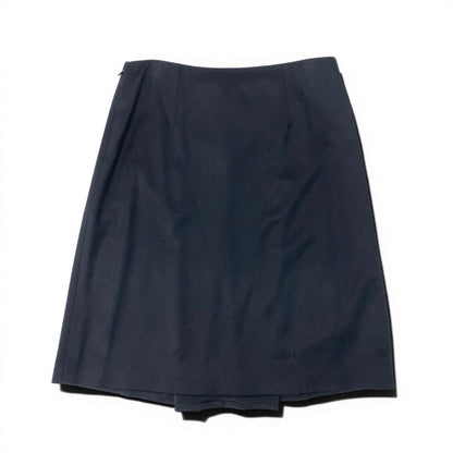 Gucci Studded Leather Belt Knee Length Skirt Stretch Black — view 3