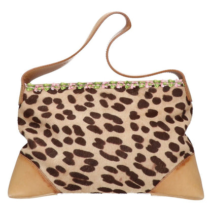 Dolce & Gabbana D&G Calf Hair Leopard Leather Handbag