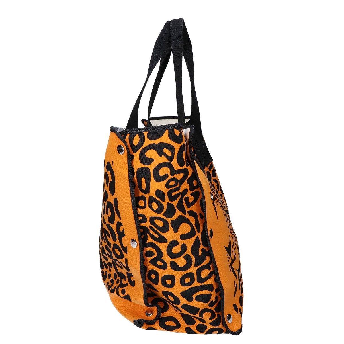 Hermes Leopard Foldable Beach Travel Bag — view 2