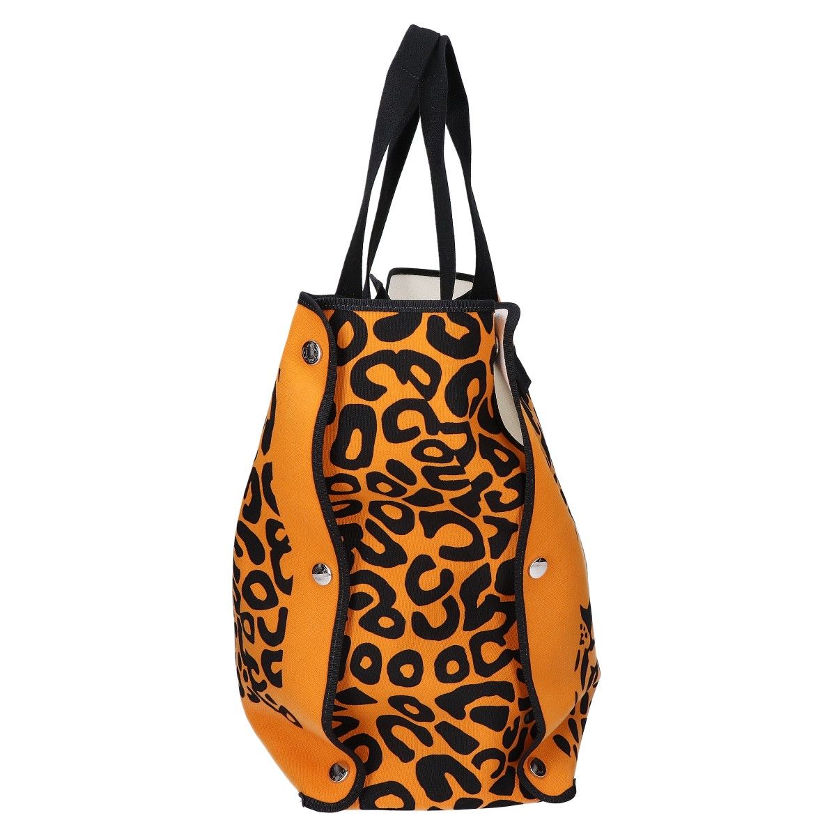 Hermes Leopard Foldable Beach Travel Bag — view 4