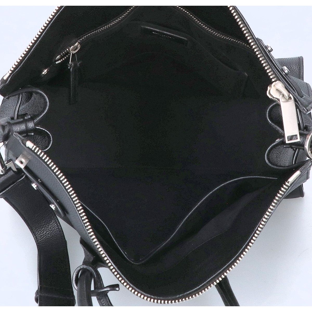 Saint Laurent Paris Grain Calfskin Sac de Jour Souple North South 2-Way Handbag — view 6
