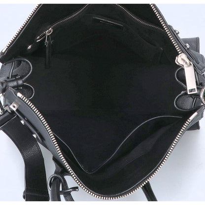 Saint Laurent Paris Grain Calfskin Sac de Jour Souple North South 2-Way Handbag — view 6