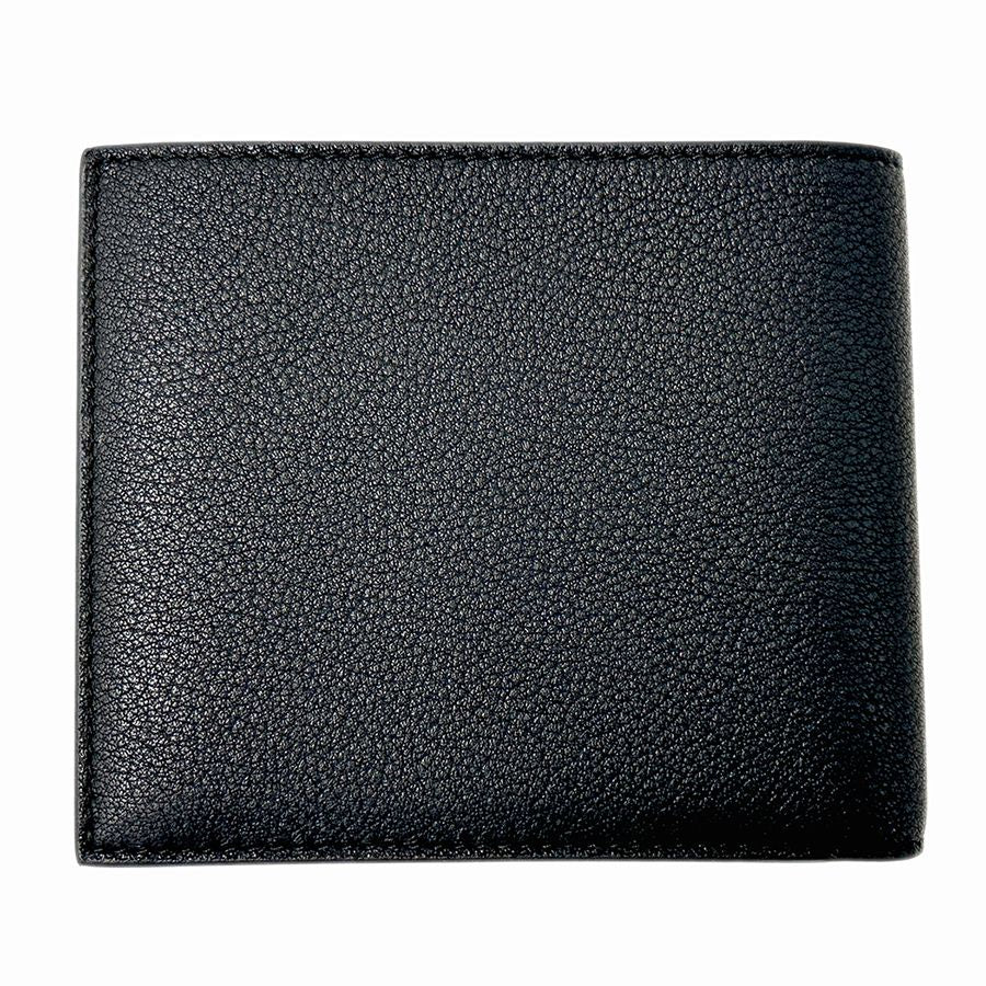 Balenciaga Wallet Bifold Leather Black Logo — view 2