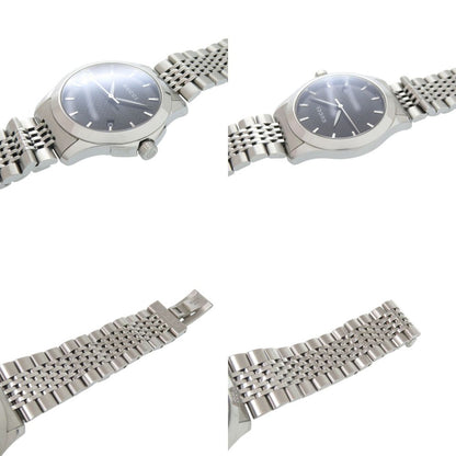 Gucci G-Timeless 126.4 SS Black Silver Quartz Watch Dial — view 7