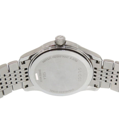 Gucci G-Timeless 126.4 SS Black Silver Quartz Watch Dial — view 4