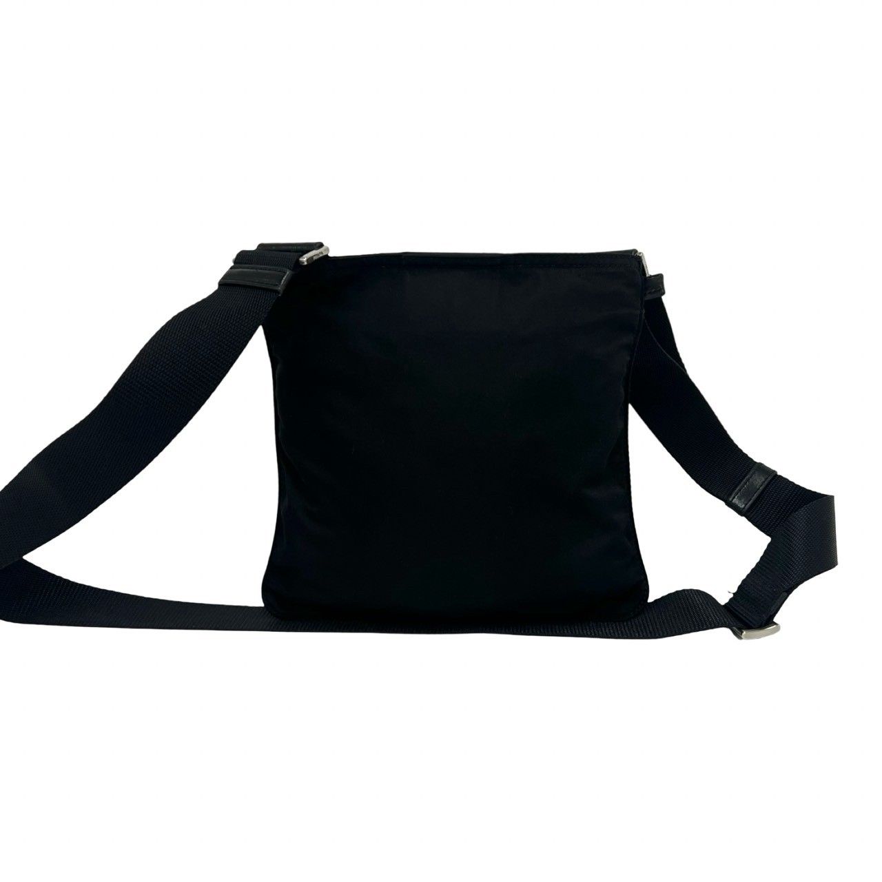 Prada Tessuto Pocono Nylon Shoulder Bag Crossbody Black — view 3
