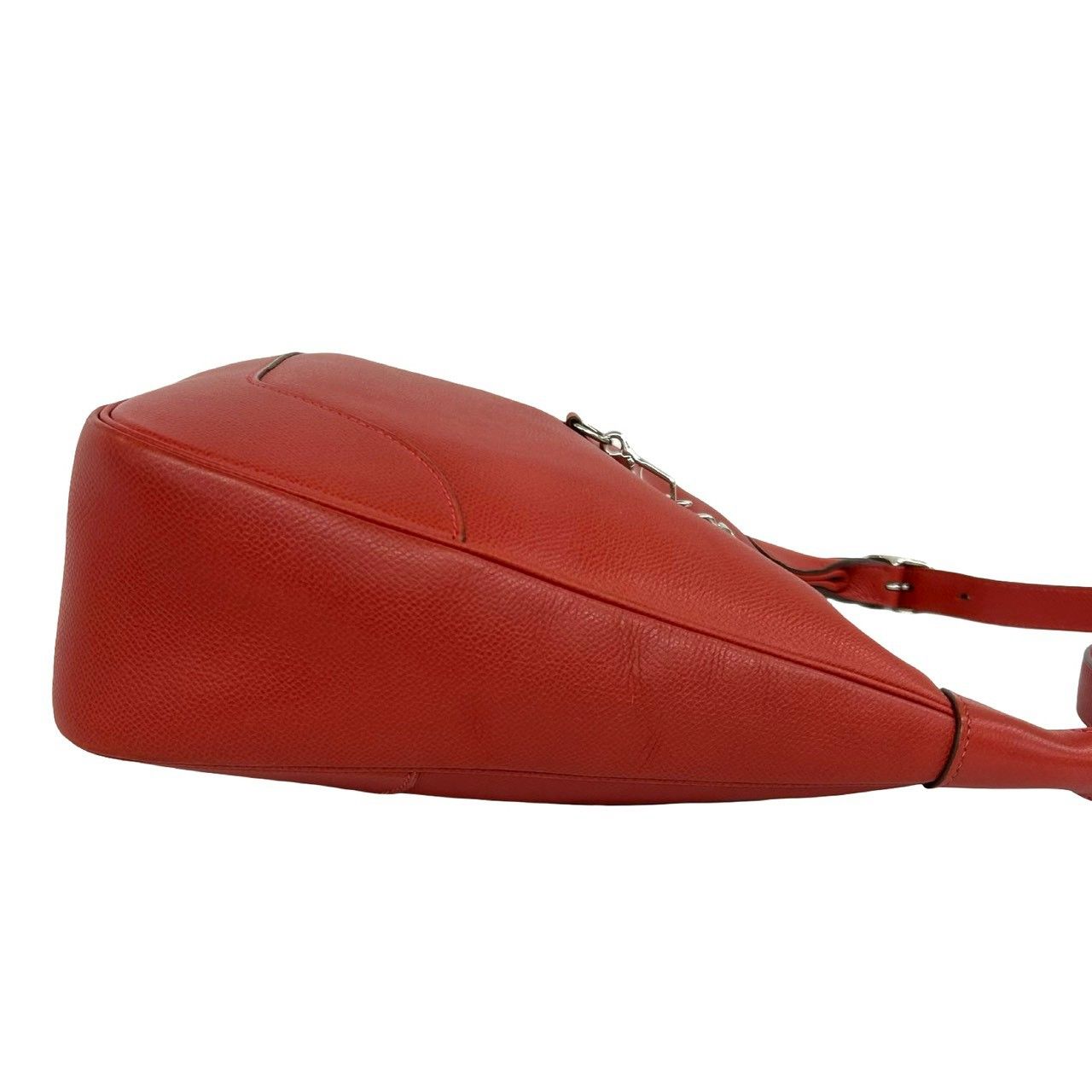 Hermes Trim 31 Veau Epsom Cicada Shoulder Bag Rouge — view 6