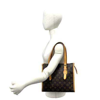Louis Vuitton Popincourt Monogram Leather Shoulder Bag Tote Brown — view 2
