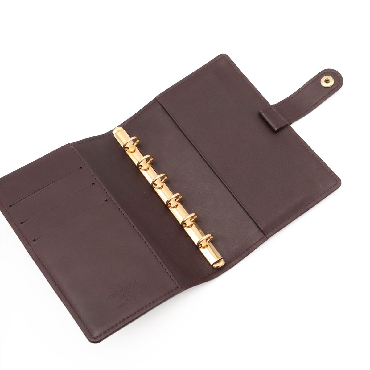 Louis Vuitton Monogram Vernis Agenda PM Notebook Cover Planner Enamel Calfskin — view 4