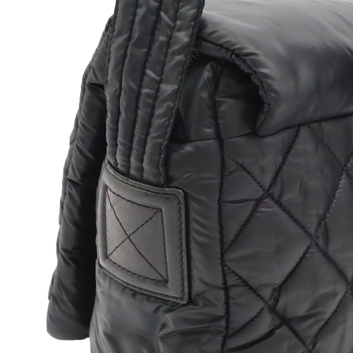 Chanel Coco Cocoon Quilted Small Messenger Shoulder Bag Crossbody Nylon Leather — view 4