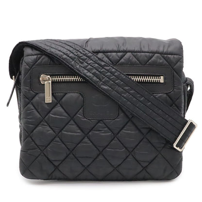 Chanel Coco Cocoon Quilted Small Messenger Shoulder Bag Crossbody Nylon Leather