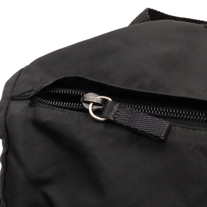 Prada Triangle Logo Backpack Nylon Nero Black Silver — view 7