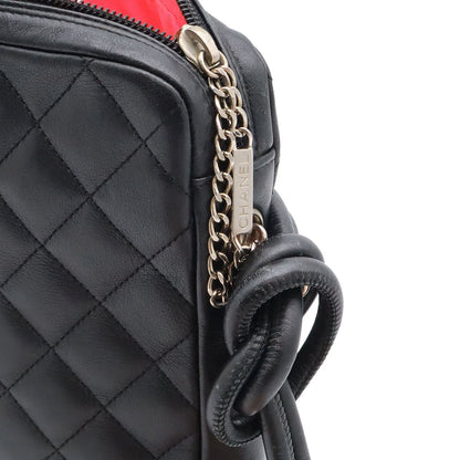 Chanel Cambon Line CC Logo Medium Pochette Shoulder Bag Crossbody Soft Calfskin — view 5
