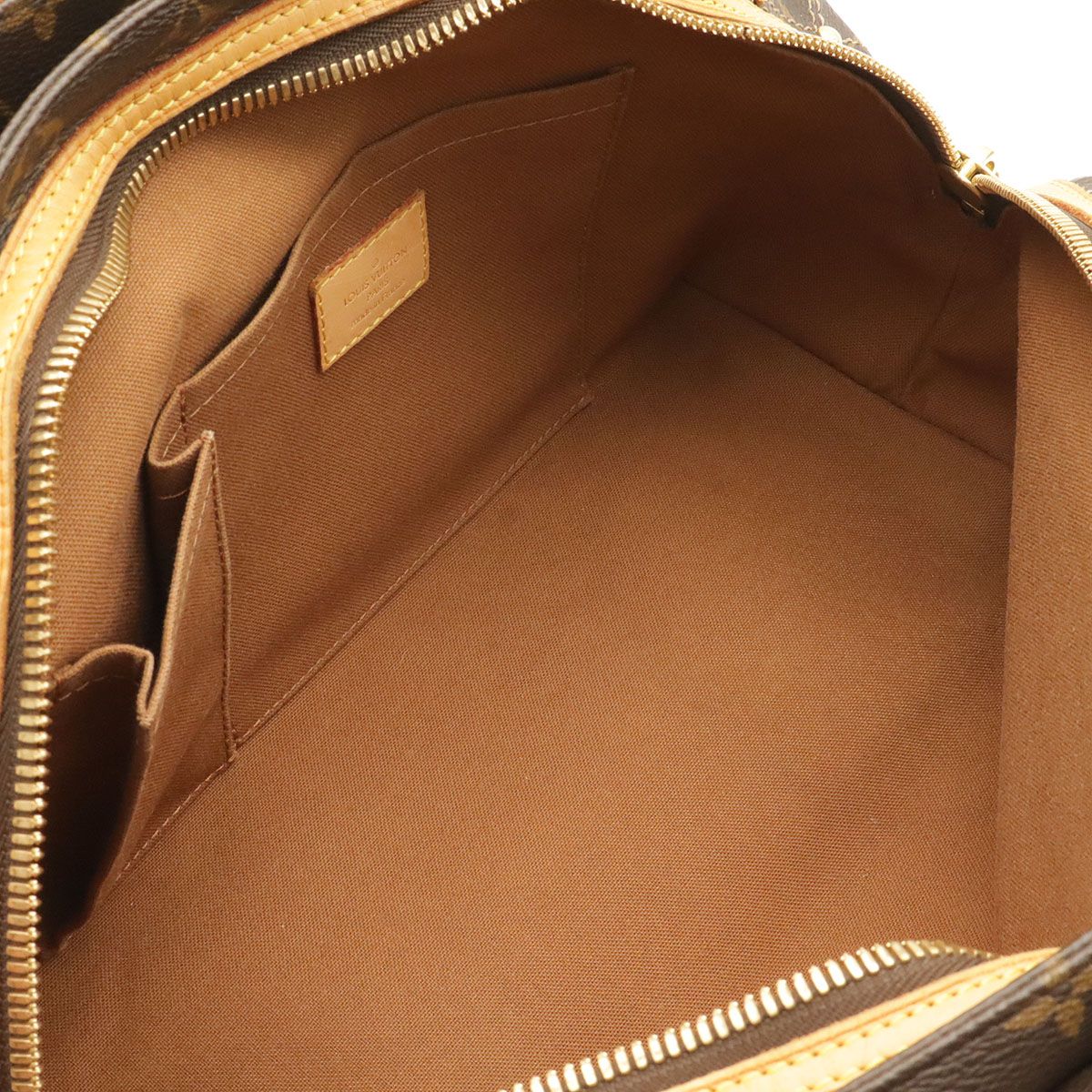 Louis Vuitton Monogram Rivet Tote Shoulder Bag Stitch — view 6