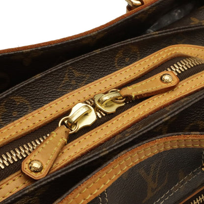 Louis Vuitton Monogram Rivet Tote Shoulder Bag Stitch — view 5